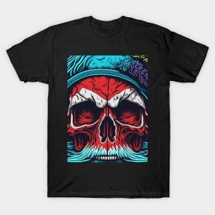 Santa cyberpunk skull T-Shirt